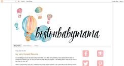 Desktop Screenshot of bostonbabymama.com